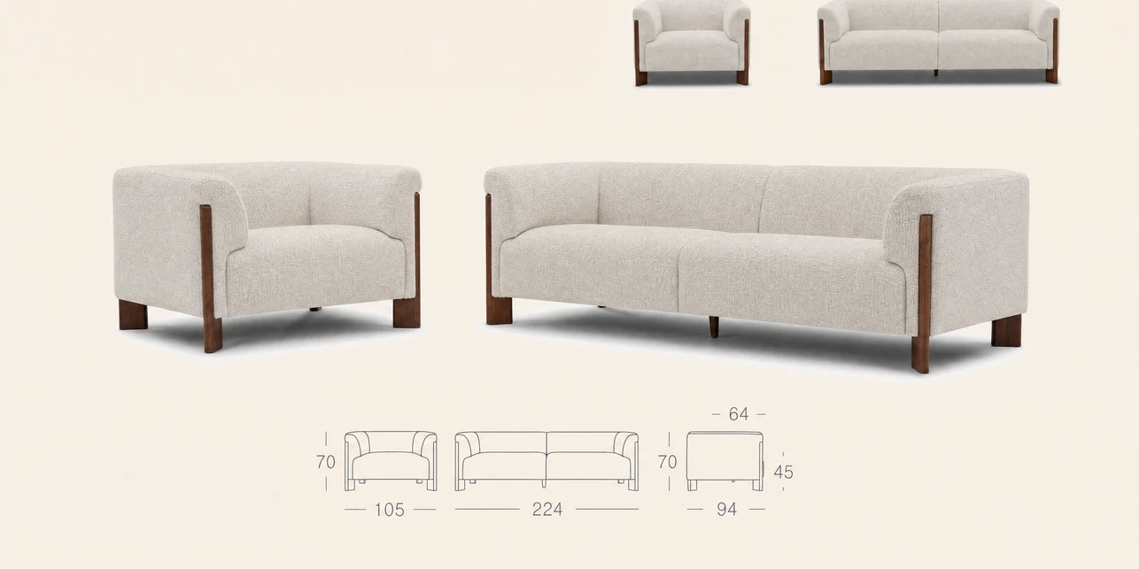 Sofa Fijo KF.8128