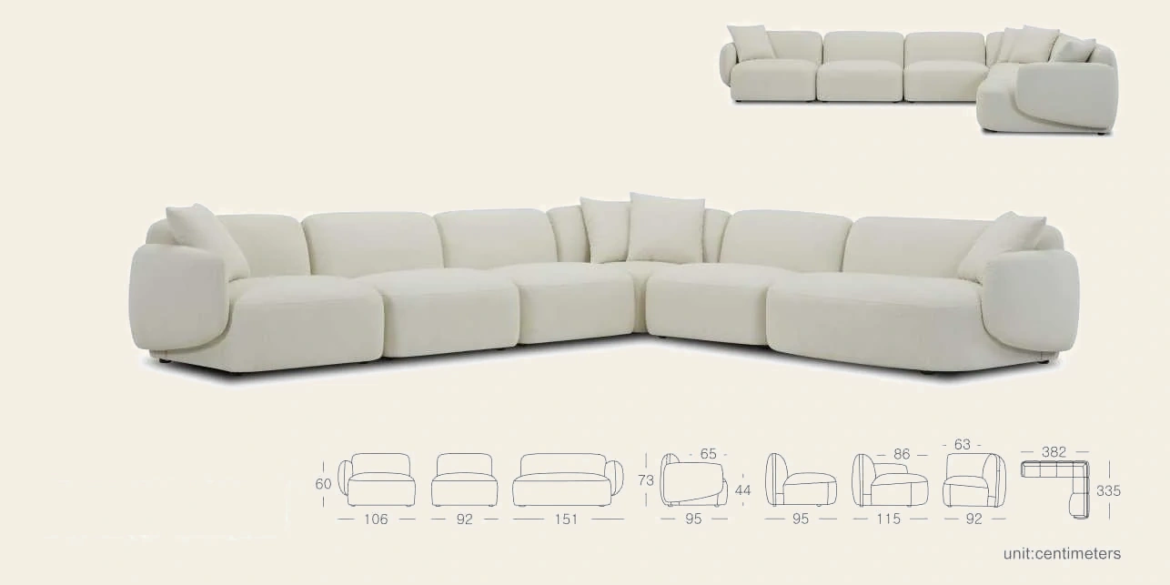 Stationary Sofa KF.8122